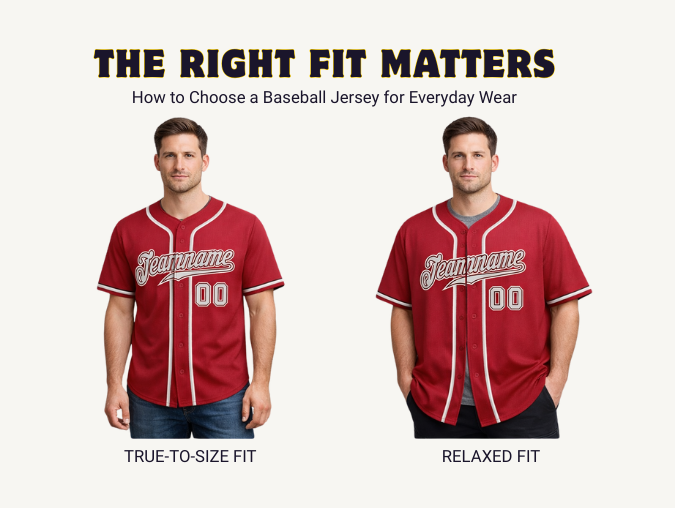 How to Choose the Right Baseball Jersey Fit for Everyday Wear