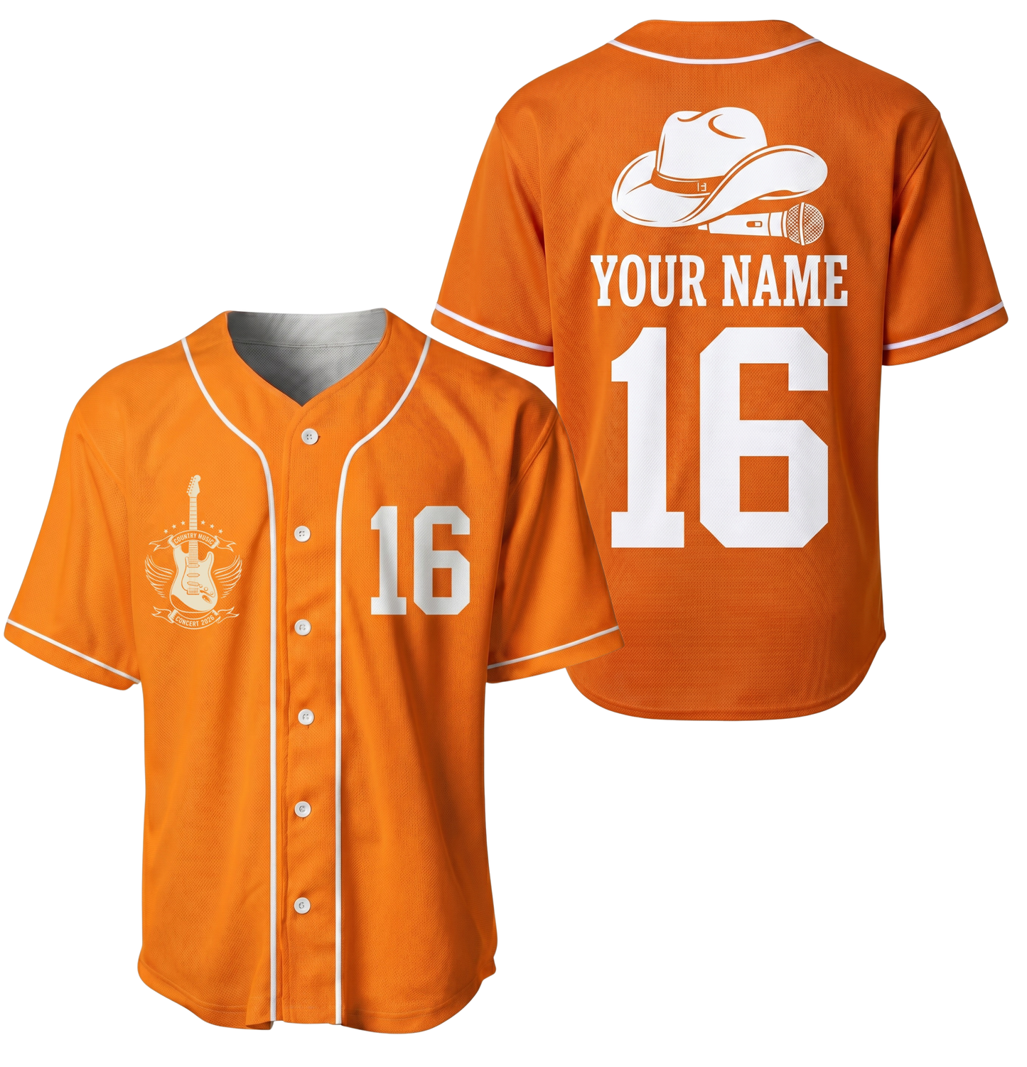 [Limited Edition] Personalized 2026 Country Music Tour Baseball Jersey - Original Fan Design - Custom Name & Number