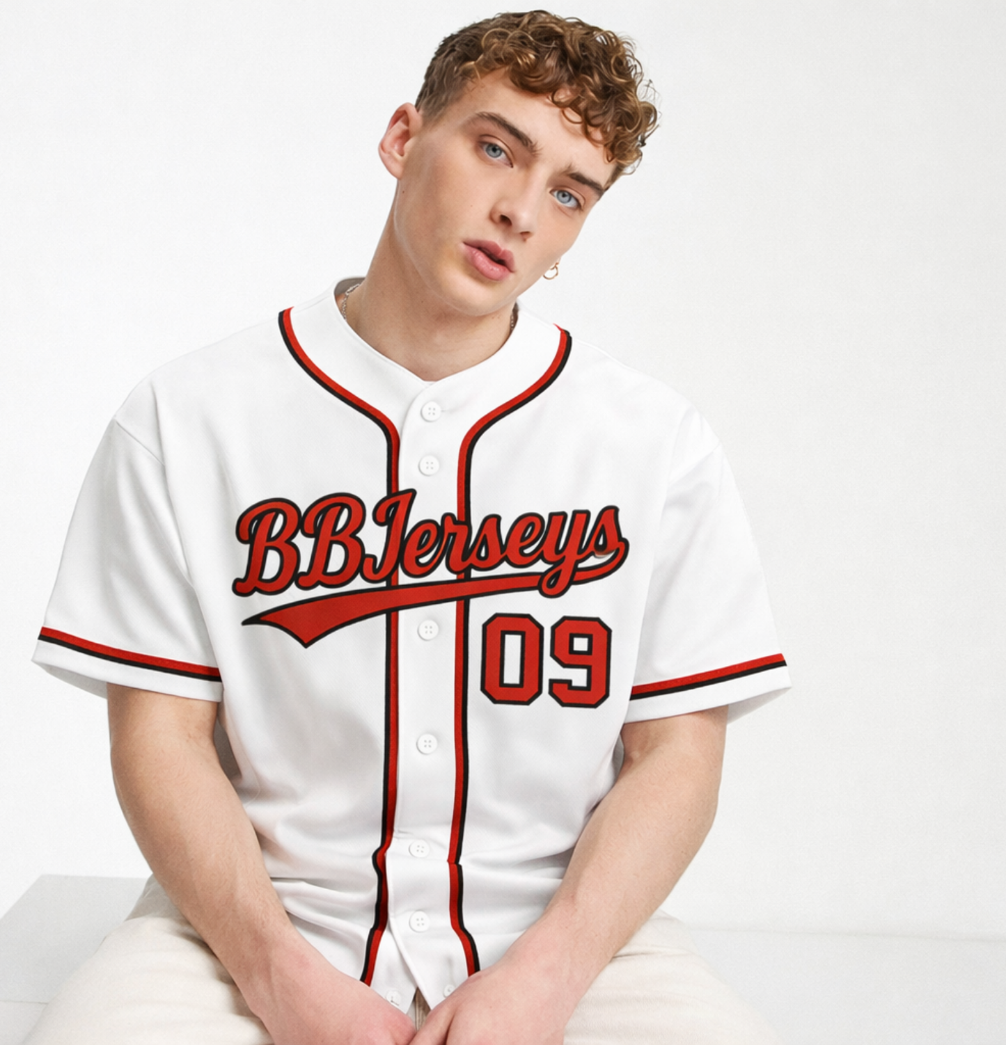 60 Custom 3D Printed Logo Baseball Jersey with Personalized Name & Number