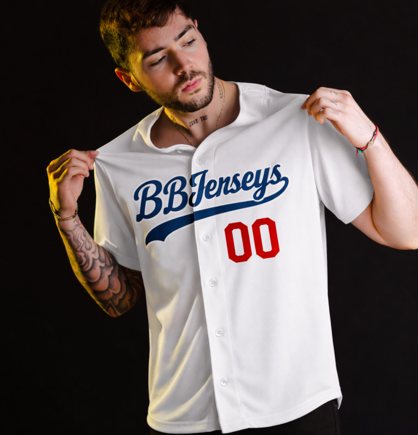 100 Custom Design 3D Printed Baseball Jersey with Personalized Name & Number