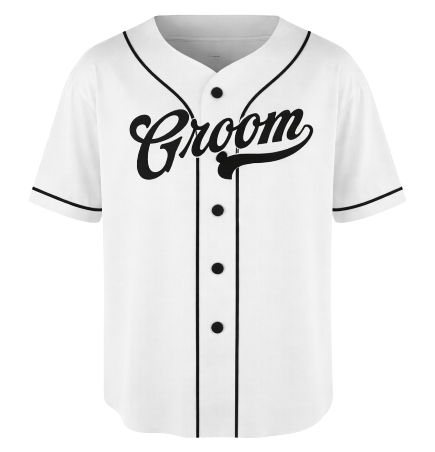 Custom Bachelor Party 3D Printed Baseball Jersey with Personalized Name & Number