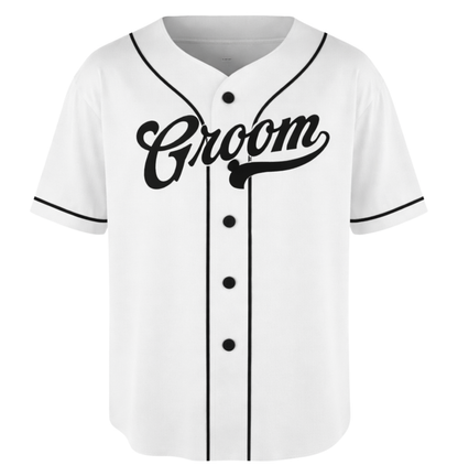 Custom Bachelor Party 3D Printed Baseball Jersey with Personalized Name & Number