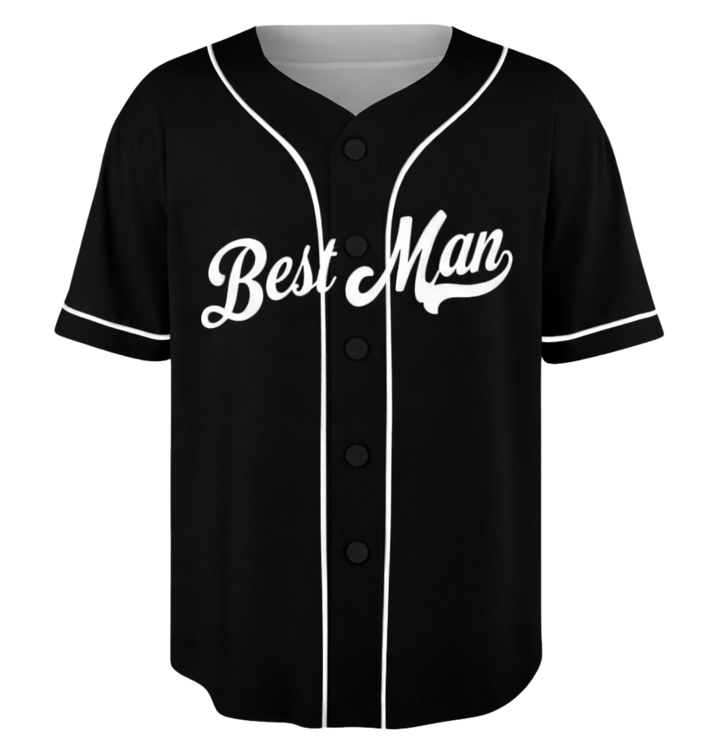 Custom Bachelor Party 3D Printed Baseball Jersey with Personalized Name & Number