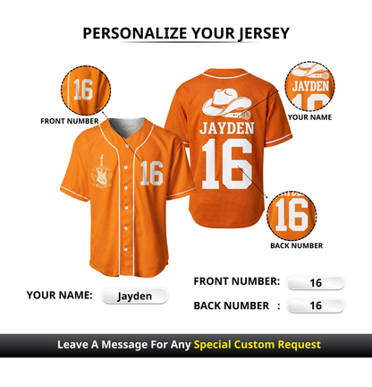 [Limited Edition] Personalized 2026 Country Music Tour Baseball Jersey - Original Fan Design - Custom Name & Number