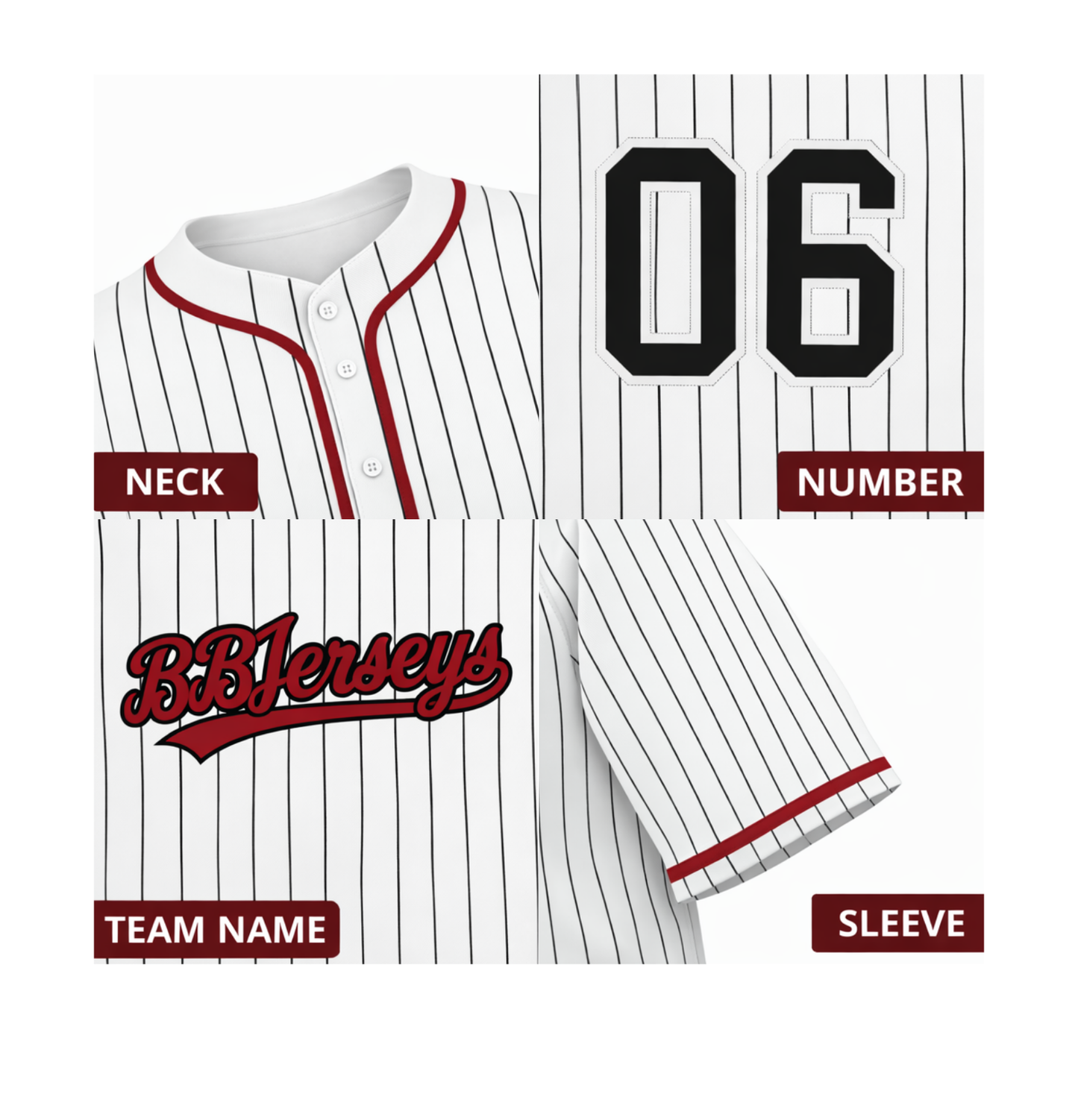 12 Custom Stripe Line 3D Printed Baseball Jersey with Personalized Name & Number