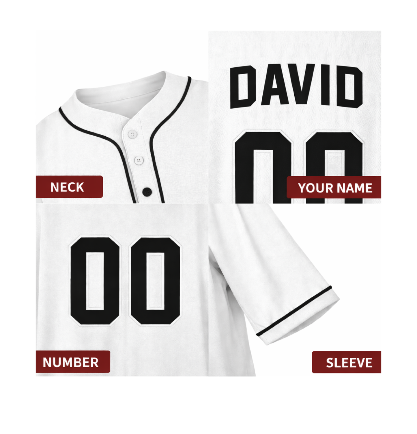 Custom Bachelor Party 3D Printed Baseball Jersey with Personalized Name & Number