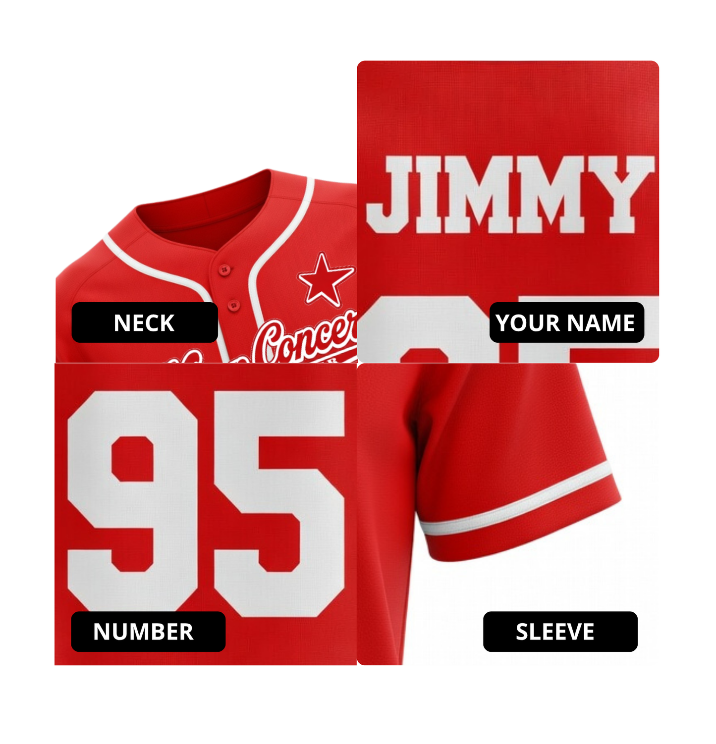 Custom K-POP Concert World Tour 2026 3D Printed Baseball Jersey with Personalized Name & Number