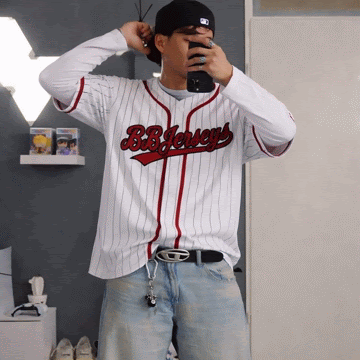 12 Custom Stripe Line 3D Printed Baseball Jersey with Personalized Name & Number